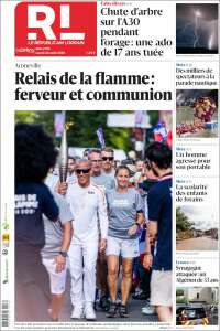 Portada de Le Republicain Lorrain (Francia)