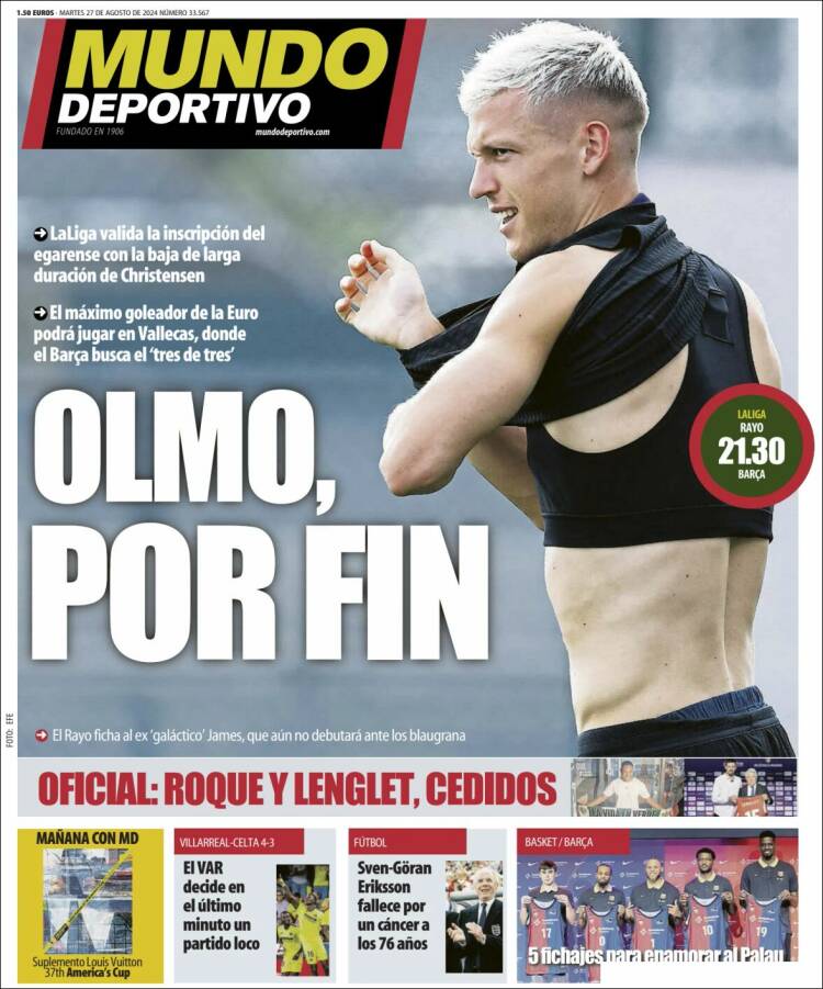 Portada de El Mundo Deportivo (España)