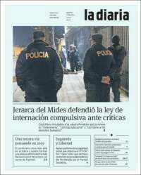 Portada de La Diaria (Uruguay)