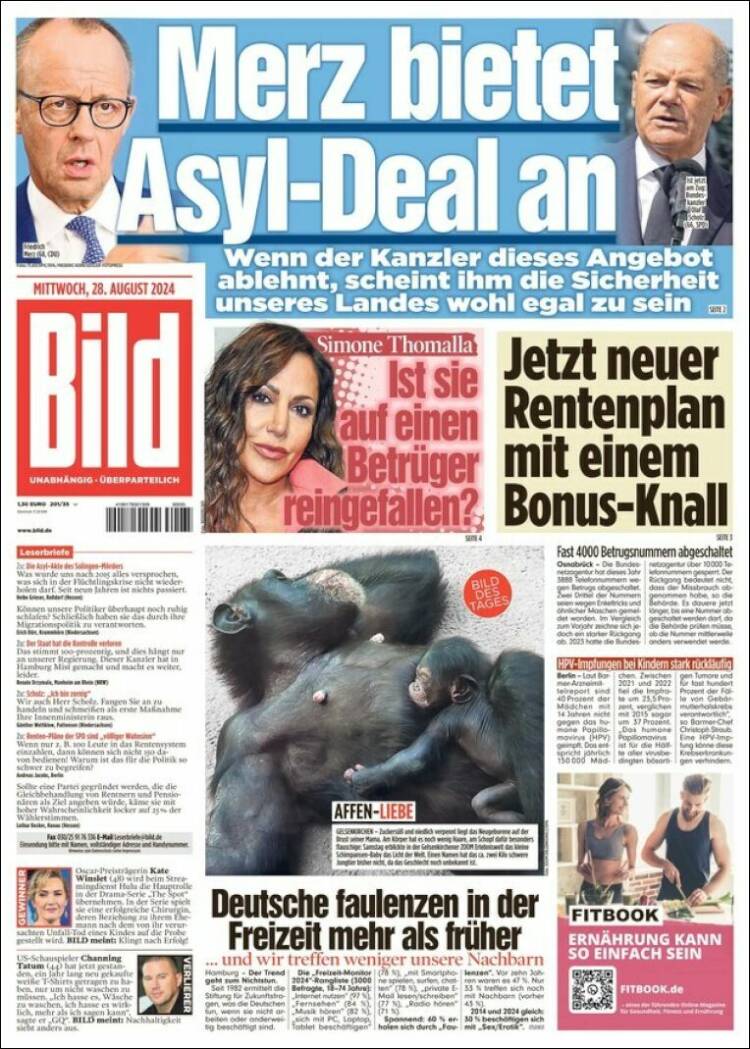 Portada de Bild (Alemania)