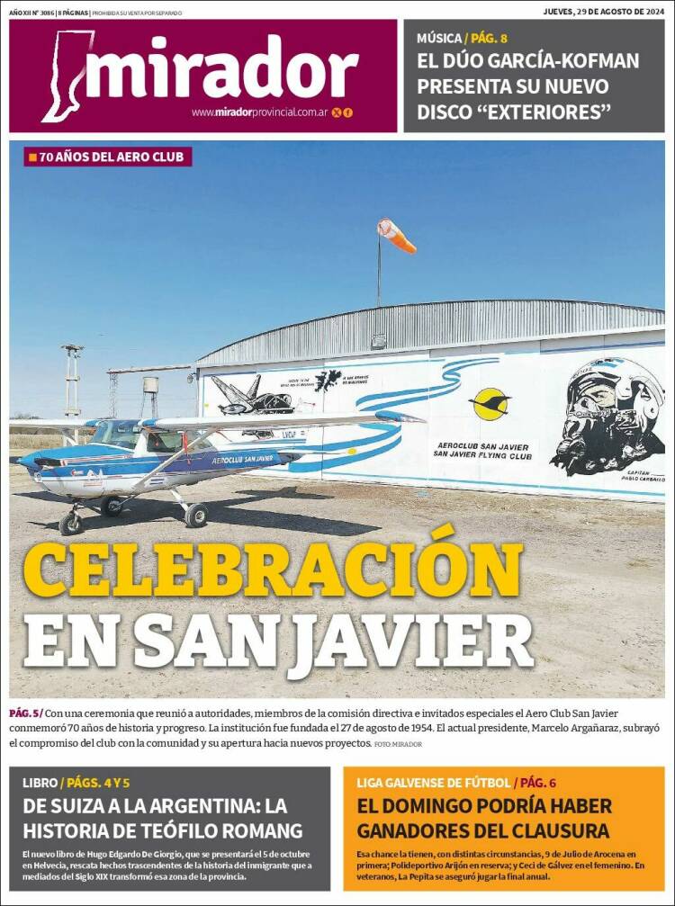 Portada de Mirador Provincial (Argentina)