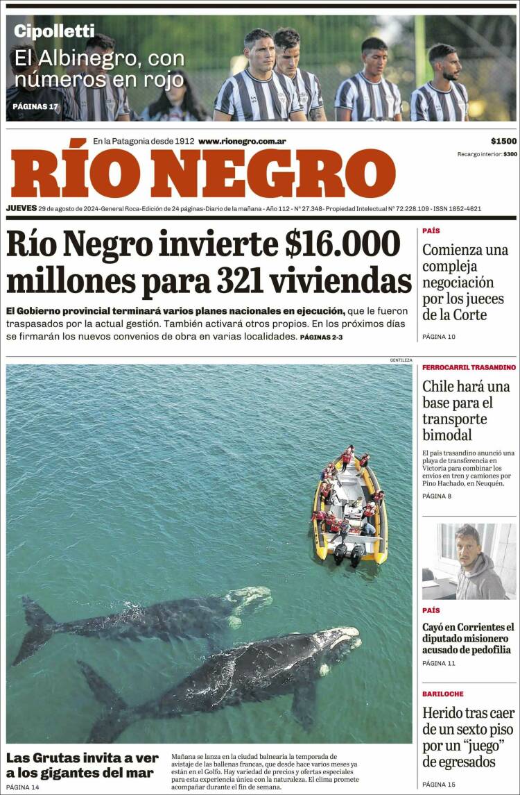 Portada de Rio Negro (Argentina)