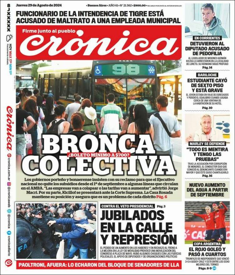 Portada de La Voz del Chaco (Argentina)