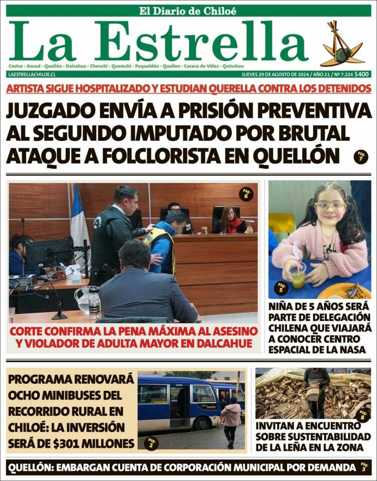 Portada de Estrella de Chiloé (Chile)