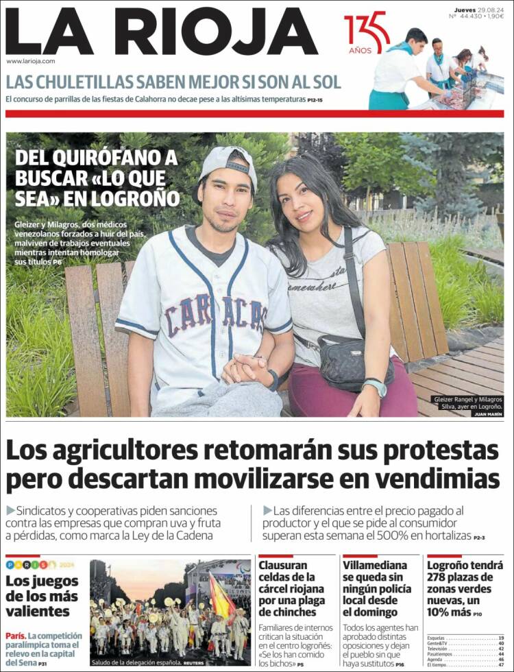 Portada de La Rioja (España)