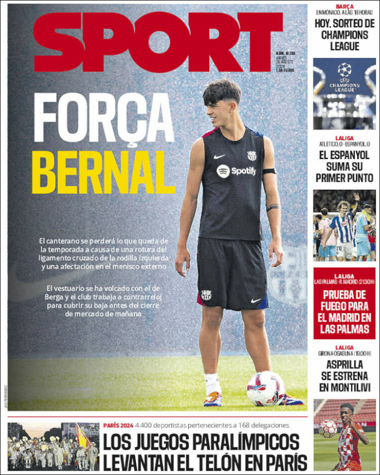Portada de Sport (España)