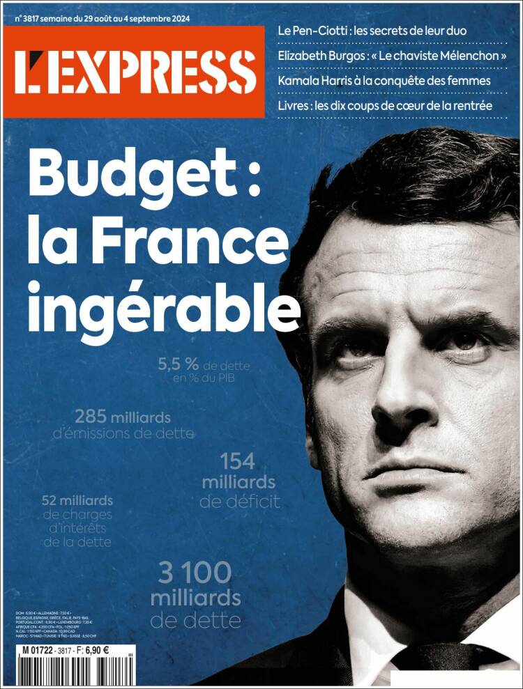 Portada de L'Express (Francia)