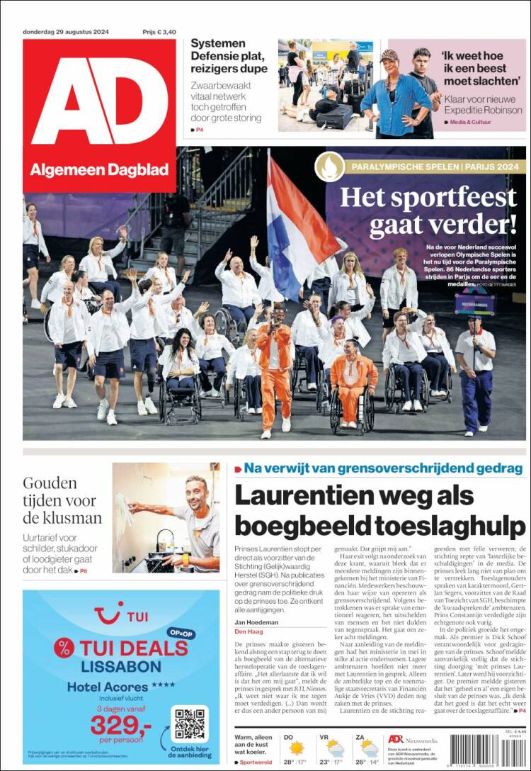 Portada de AD (Pa&iacute;ses Bajos)