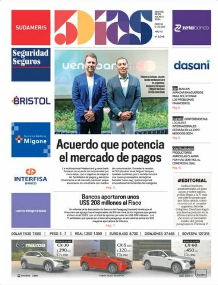 Portada de 5 Días (Paraguay)