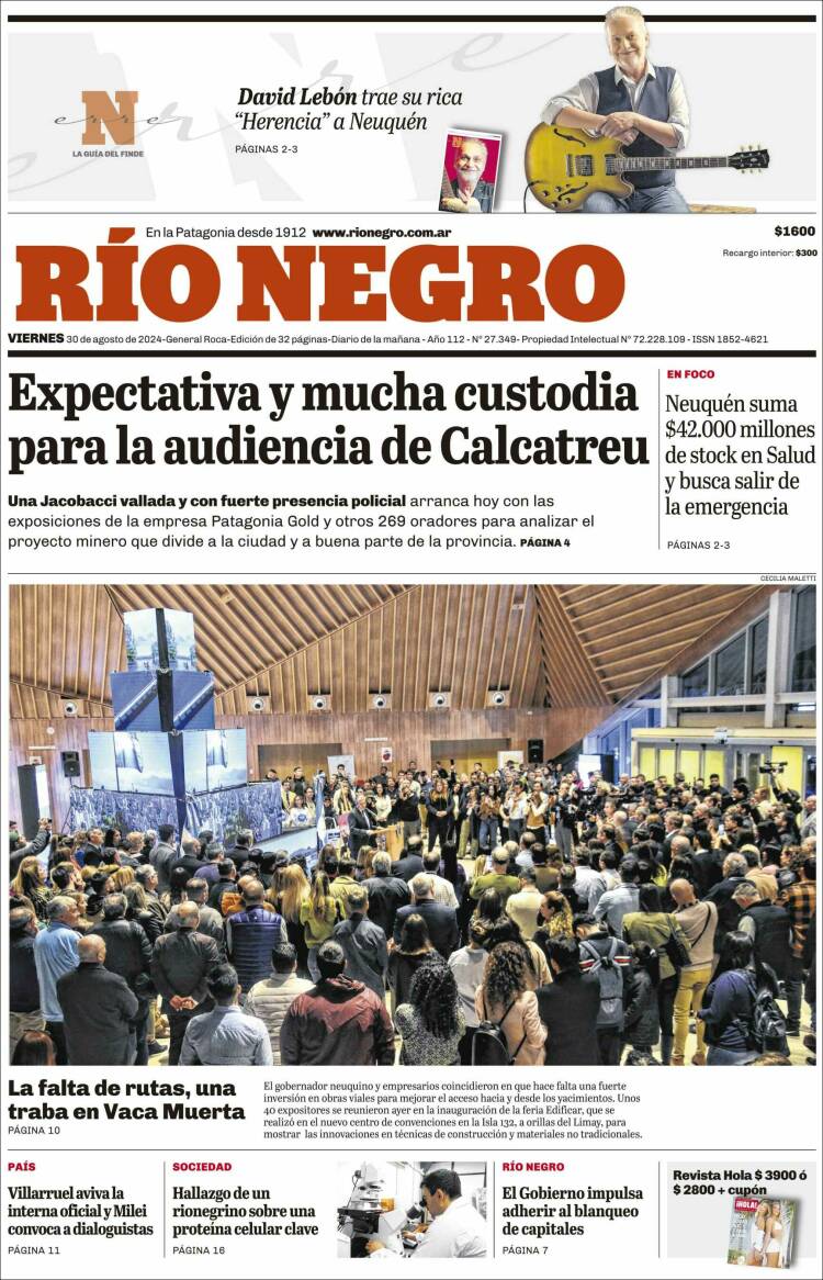 Portada de Rio Negro (Argentina)