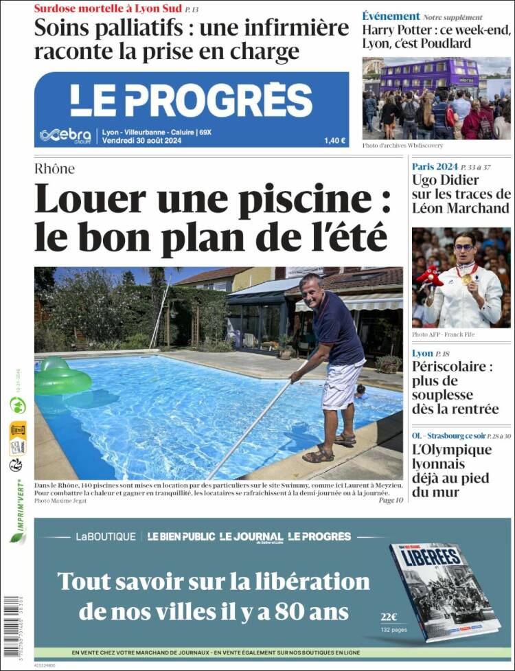 Portada de Progres de Fecamp (Francia)