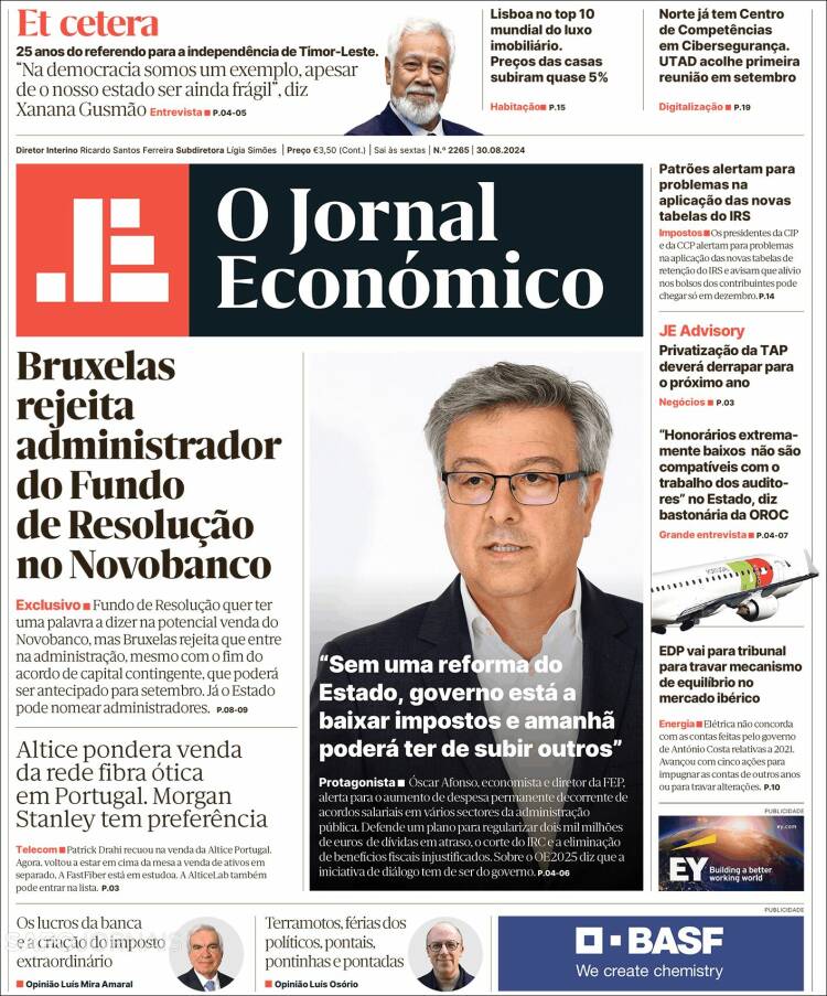 Portada de Oje (Portugal)