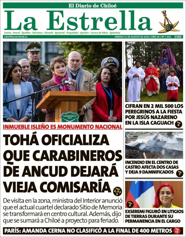 Portada de Estrella de Chiloé (Chile)