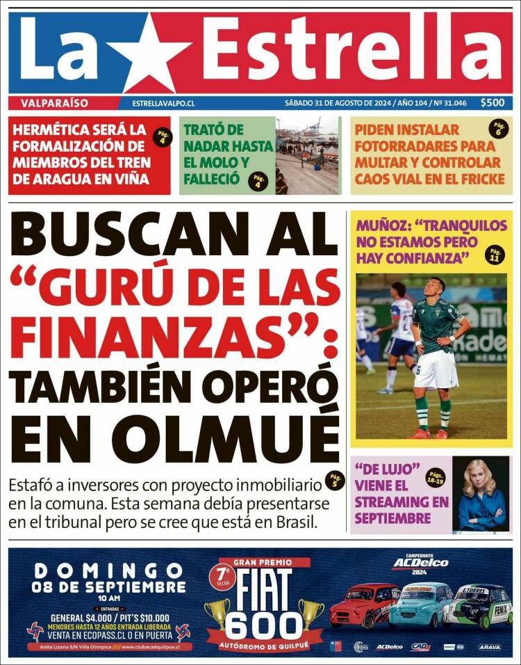 Portada de Estrella de Valparaiso (Chile)
