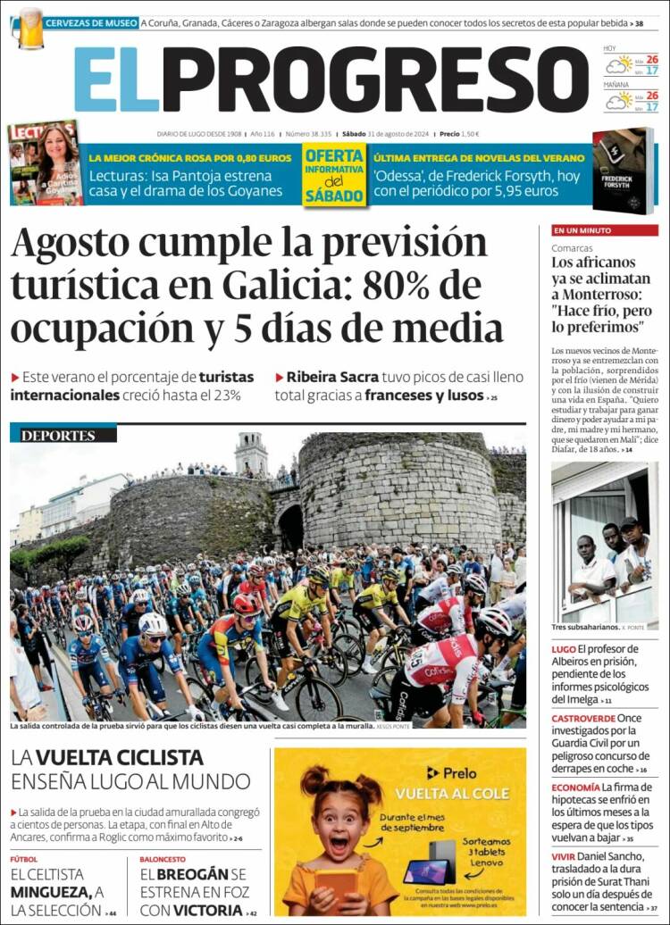 Portada de El Progreso (España)