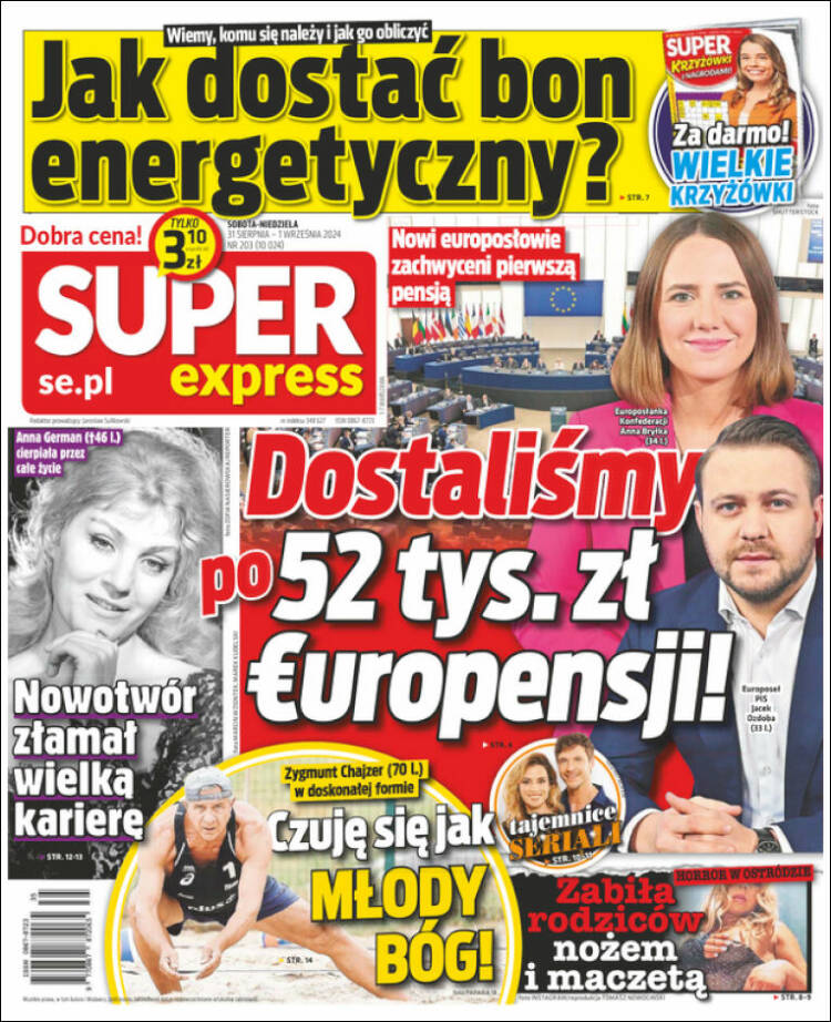 Portada de Super Express (Polonia)