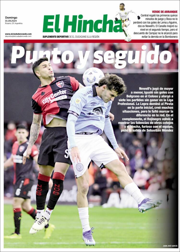 Portada de El Hincha (Argentina)