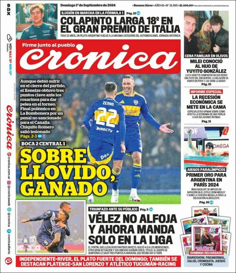 Portada de La Voz del Chaco (Argentina)