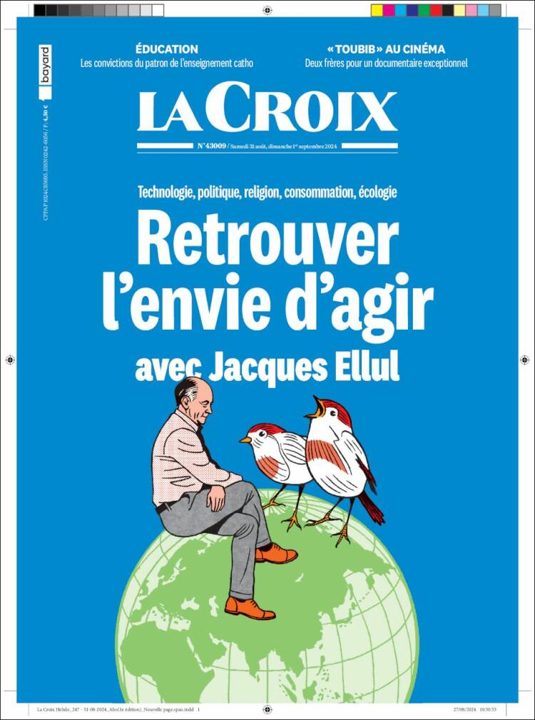 Portada de La Croix (Francia)