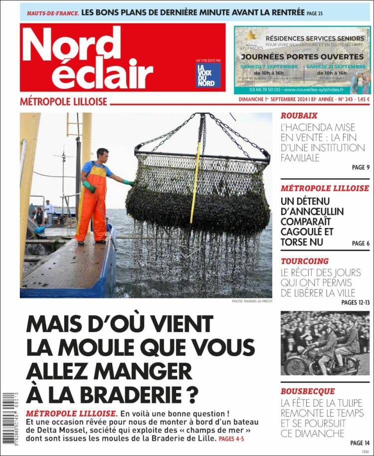Portada de Nord Éclair (Francia)
