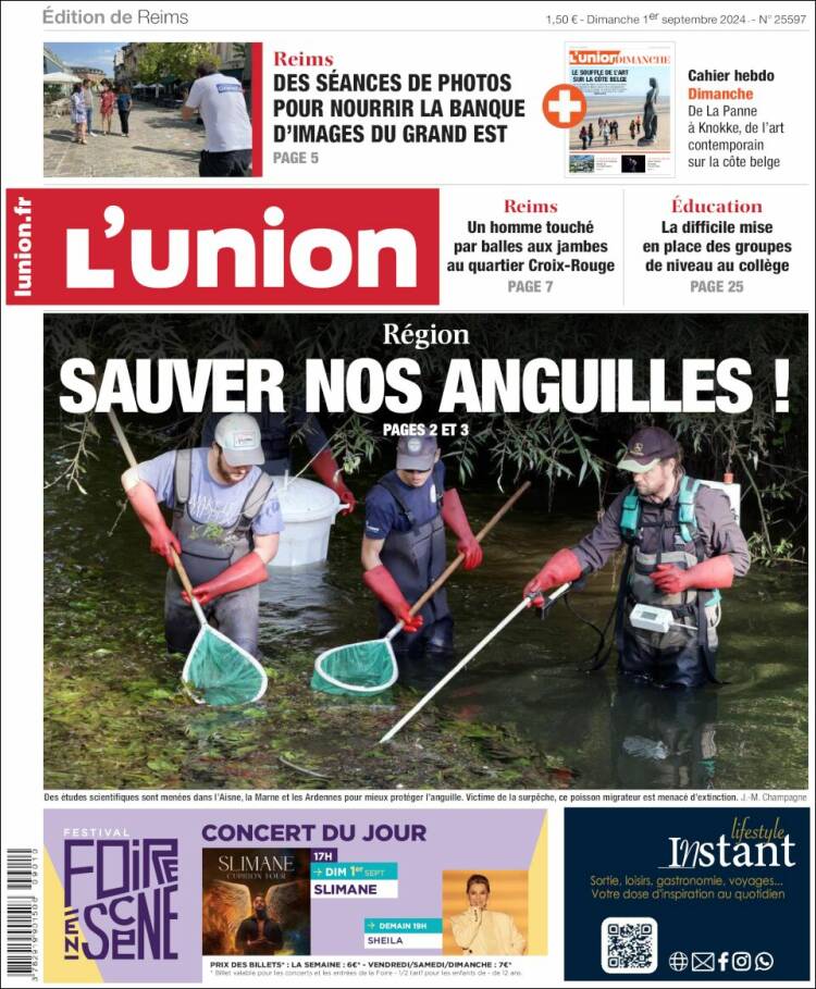 Portada de L'Union (Francia)