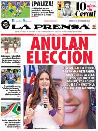 Portada de La Prensa (México)