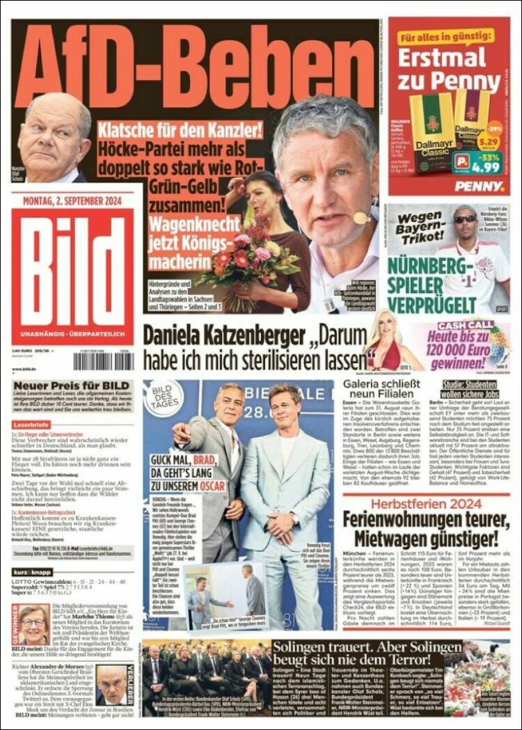 Portada de Bild (Alemania)