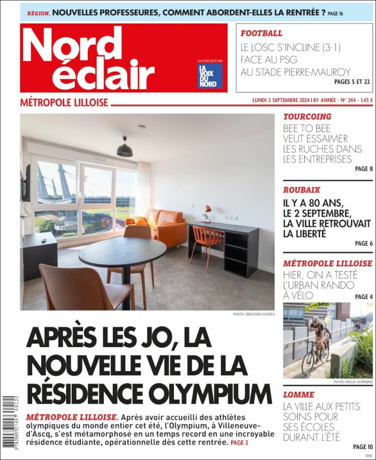 Portada de Nord Éclair (Francia)