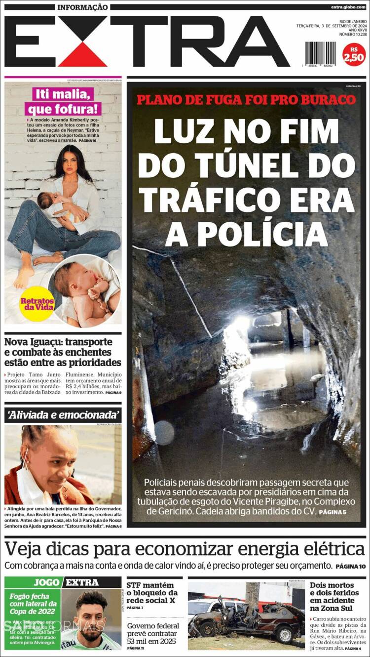 Portada de Extra (Brasil)