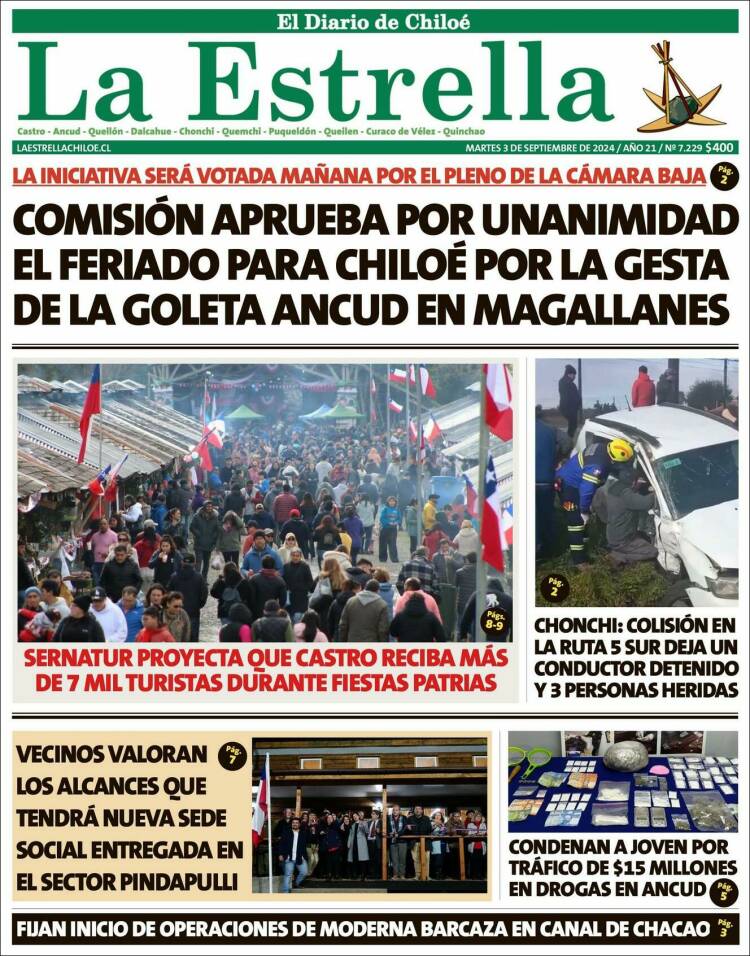 Portada de Estrella de Chiloé (Chile)