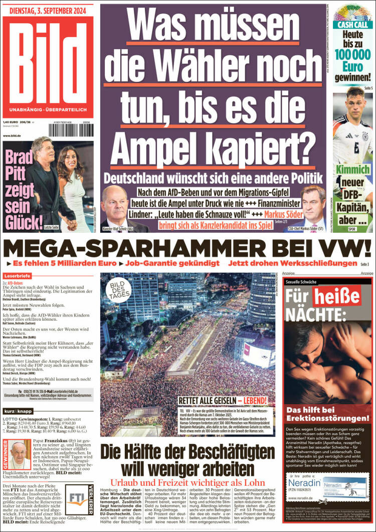 Portada de Bild (Alemania)