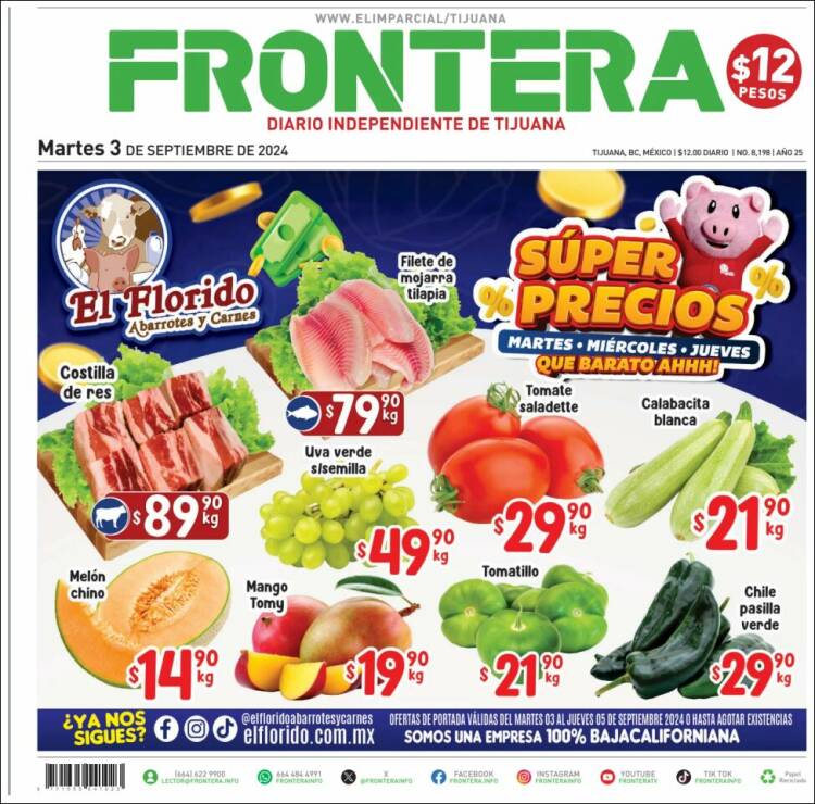 Portada de Frontera (México)