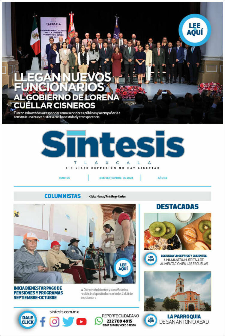Portada de Síntesis de Tlaxcala (M&eacute;xico)