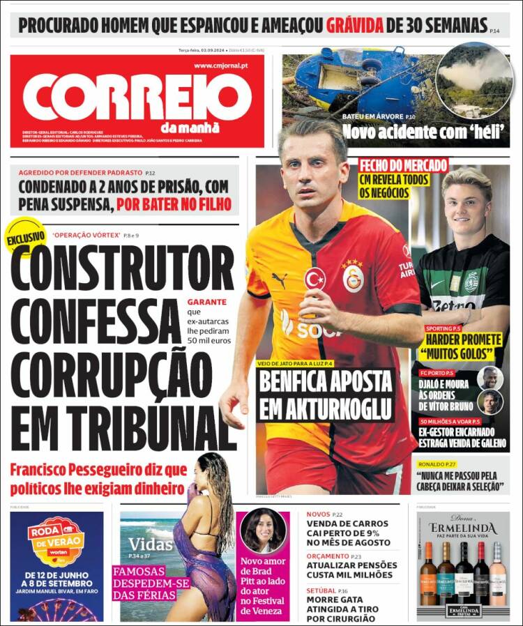 Portada de Correio da Manhã (Portugal)