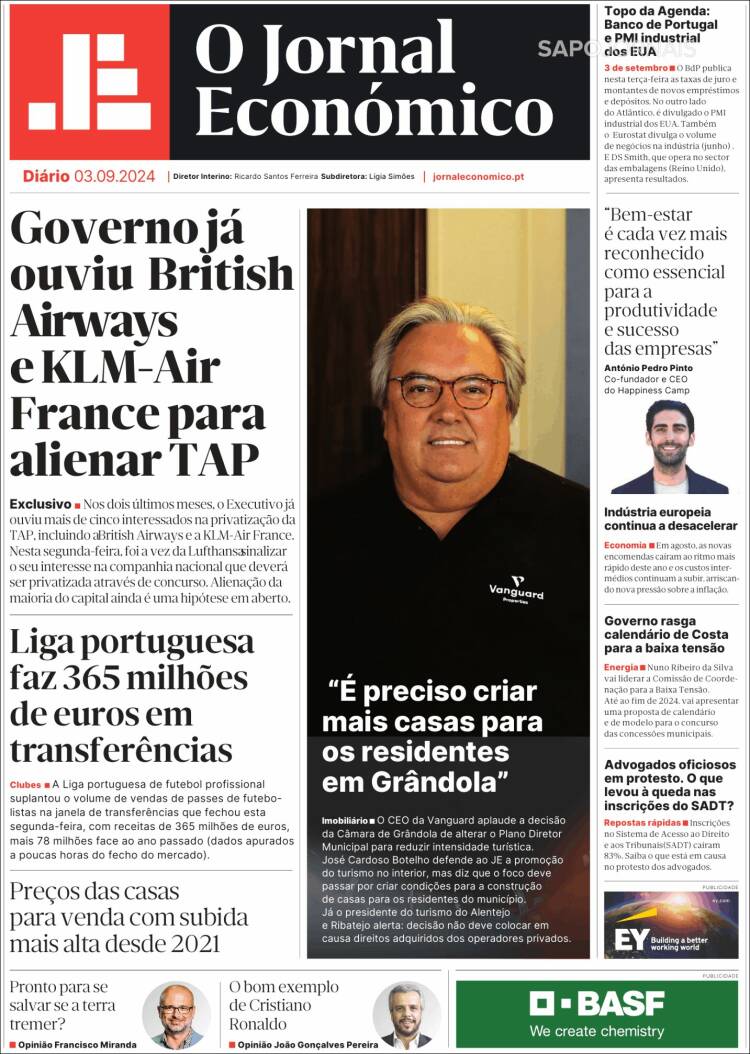 Portada de Oje (Portugal)