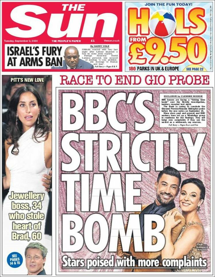 Portada de The Sun (Reino Unido)