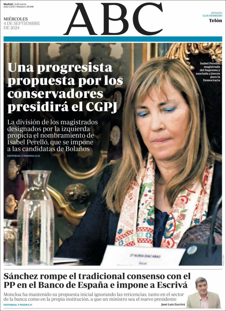 Portada de ABC (España)