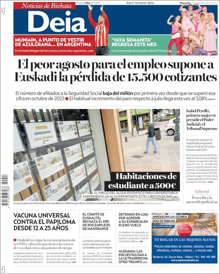 Portada de Deia (España)