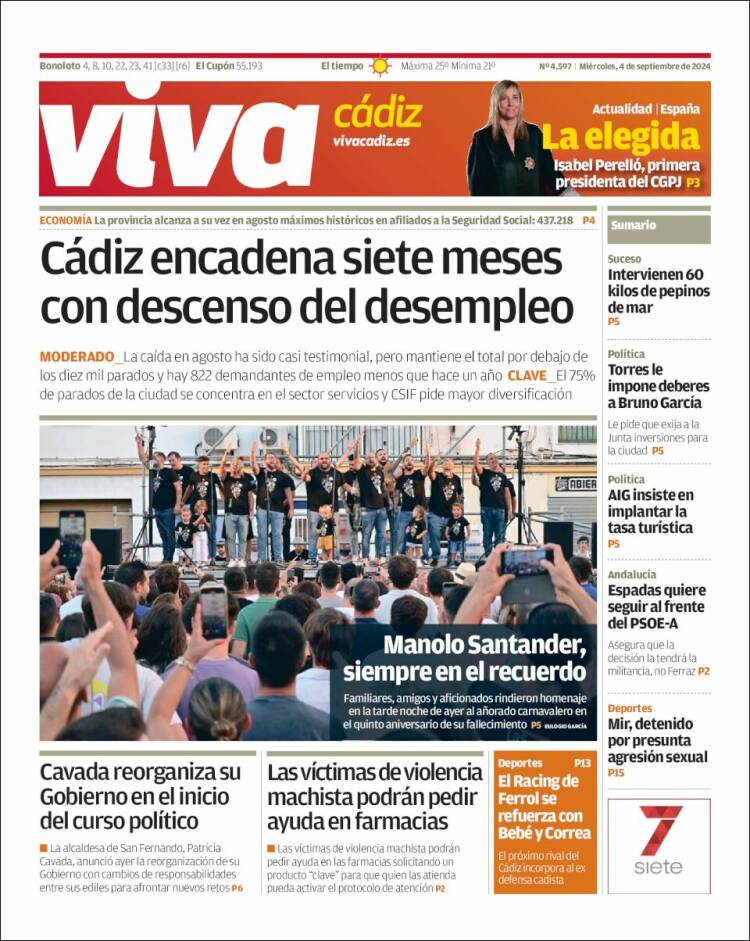 Portada de Información - Cadiz (España)