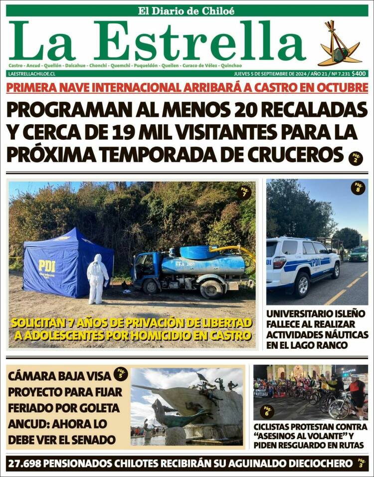 Portada de Estrella de Chiloé (Chile)