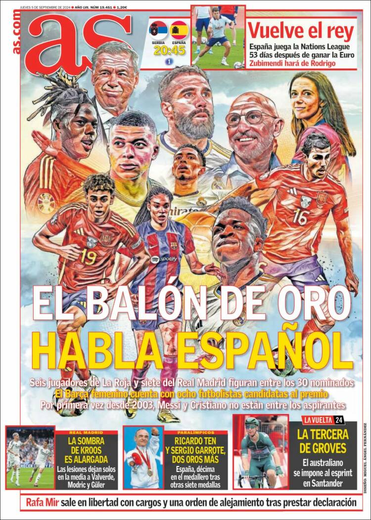 Portada de As (España)