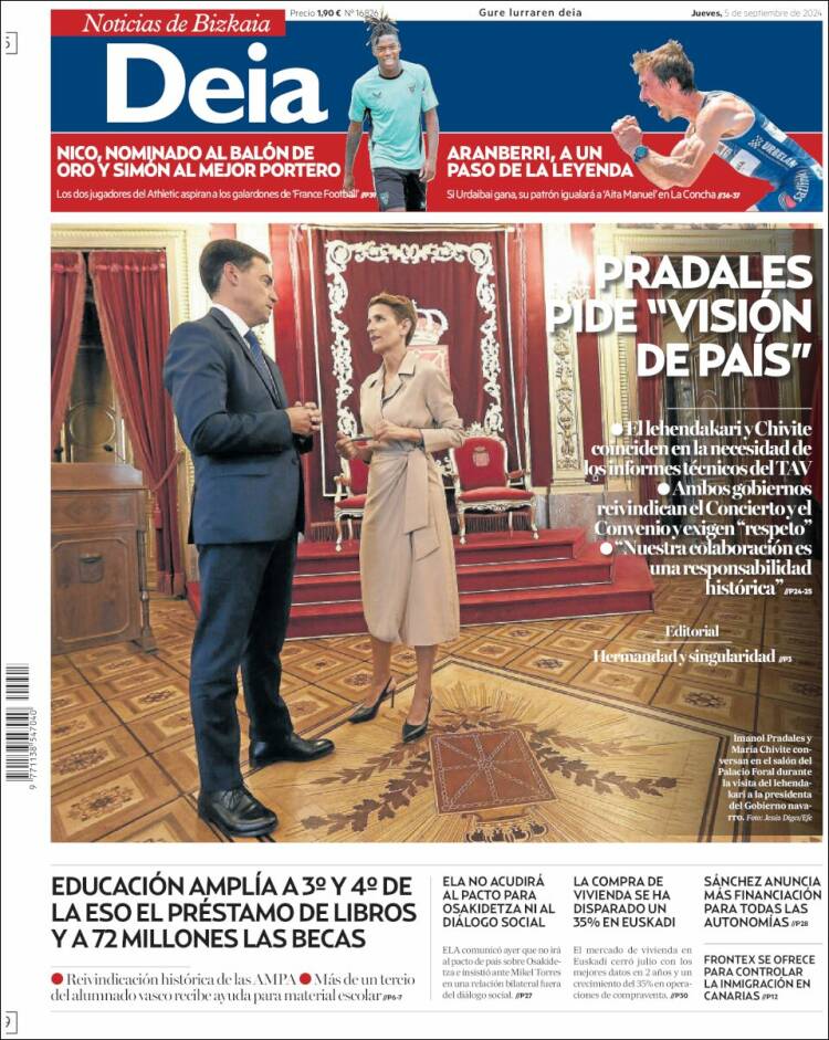 Portada de Deia (España)
