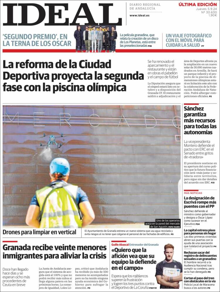 Portada de Ideal (España)