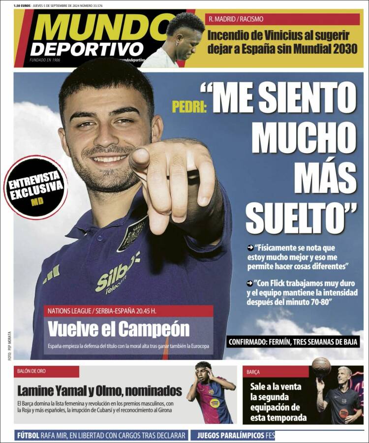 Portada de El Mundo Deportivo (España)