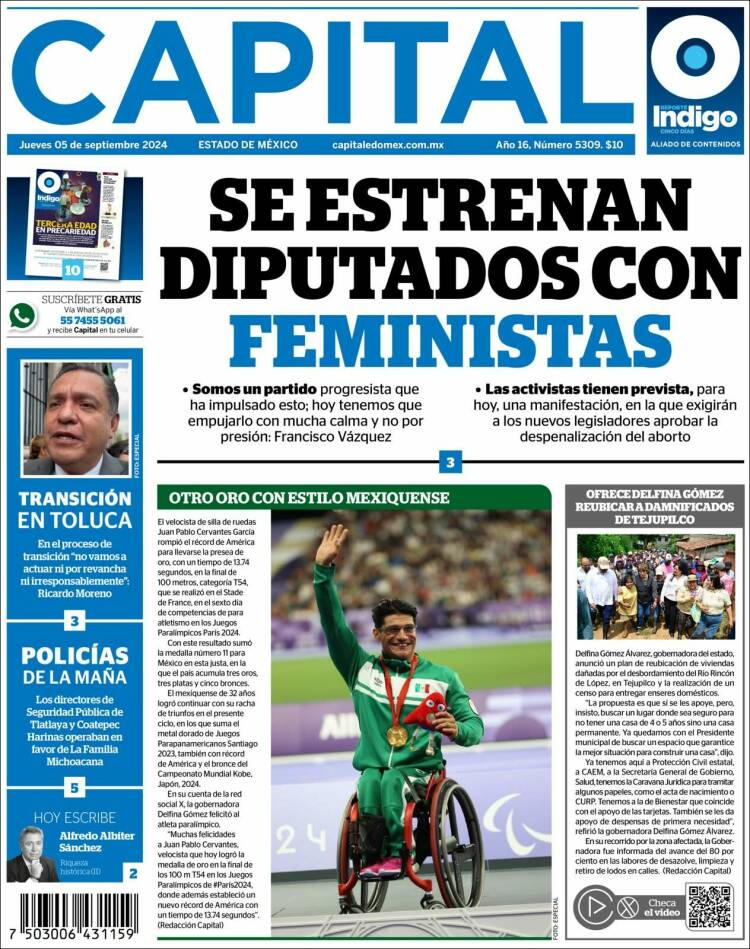 Portada de Capital México (M&eacute;xico)