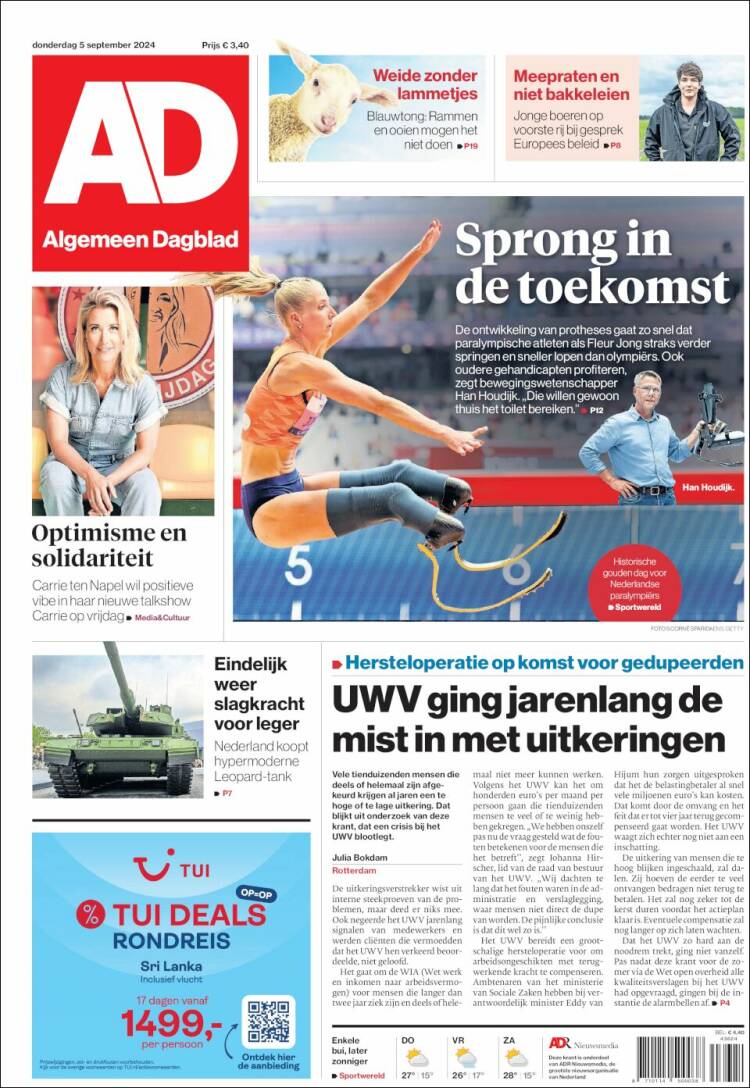 Portada de AD (Pa&iacute;ses Bajos)