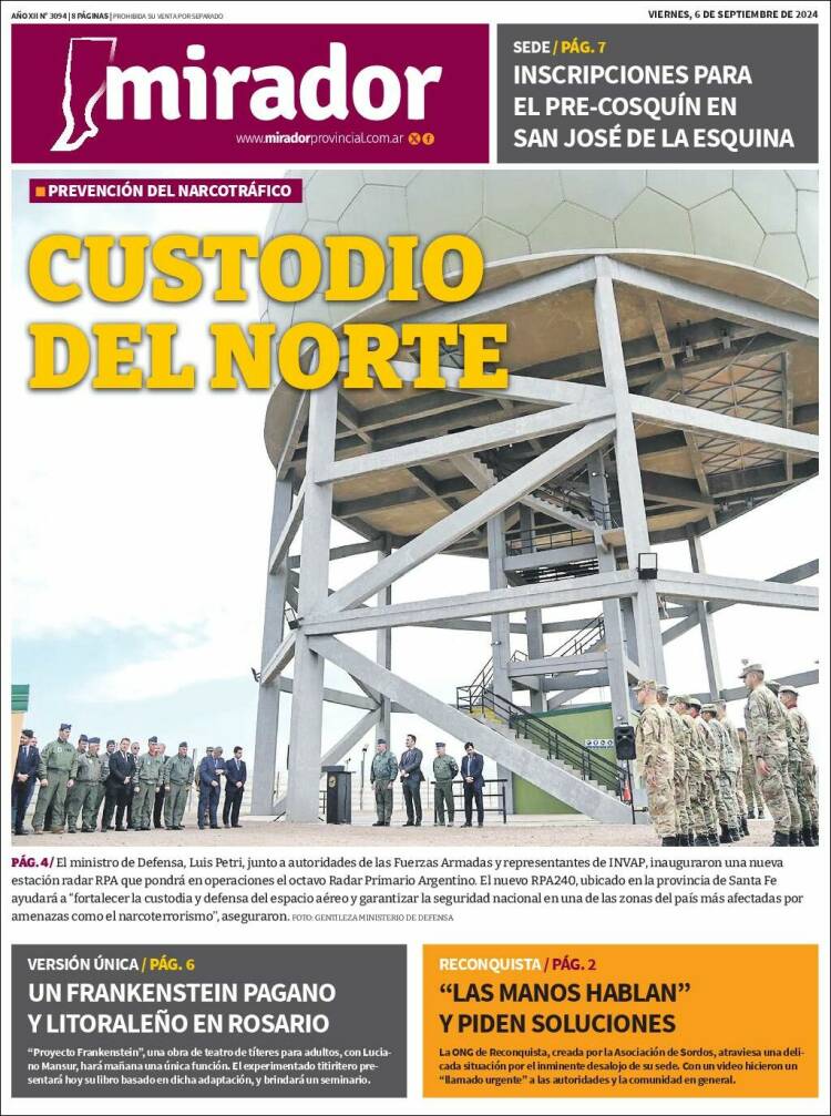 Portada de Mirador Provincial (Argentina)