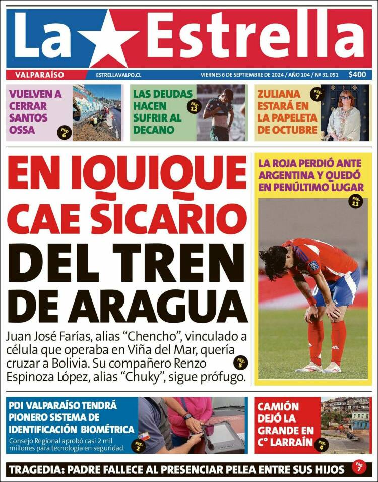 Portada de Estrella de Valparaiso (Chile)