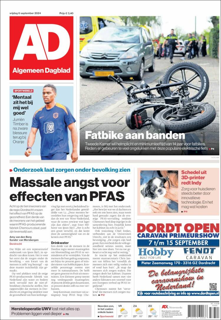 Portada de AD (Pa&iacute;ses Bajos)