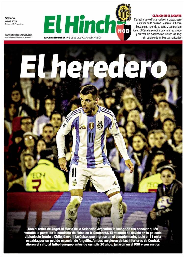 Portada de El Hincha (Argentina)